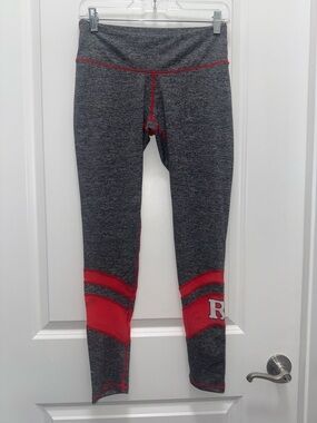 Rutgers University Women’s Grey & Red Athletic Leggings